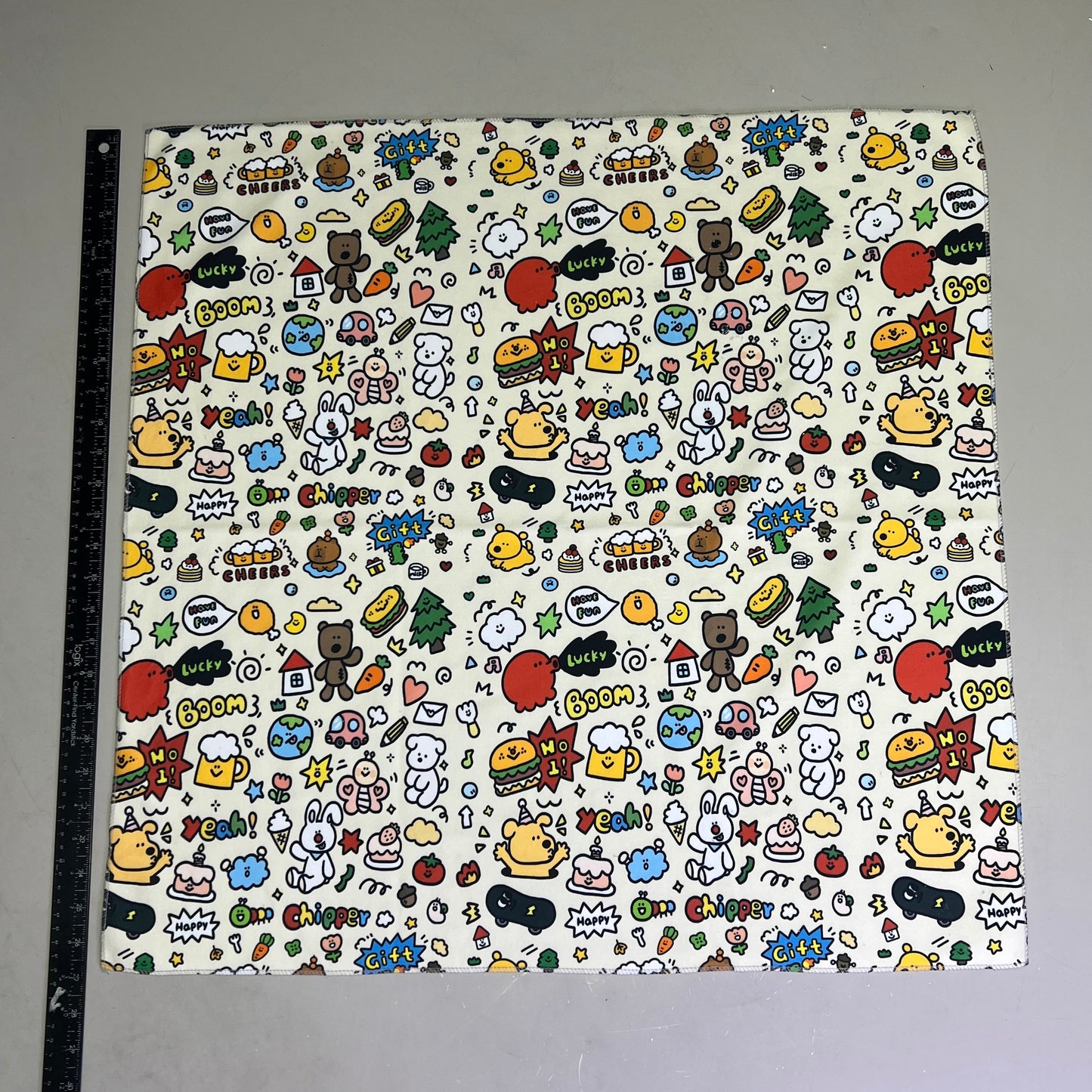 LOVLEY CAVES Self Adhesive Cat Wrap Grooming Blanket Doodle Pattern 1882742