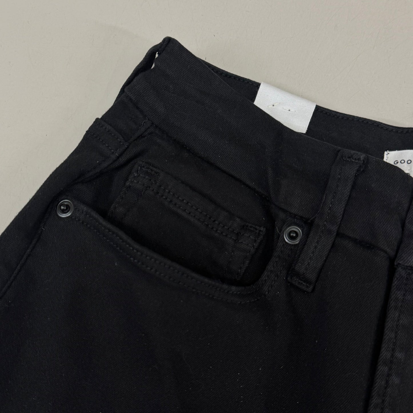 GOOD AMERICAN Good Legs Extra Stretch Jeans Women's Sz 8 Black001 GAGL1E