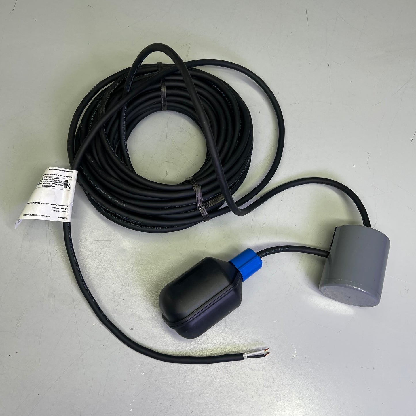 SJE RHOMBUS Mechanically Activated Pump Switch Float Switch 50' Black 1069194