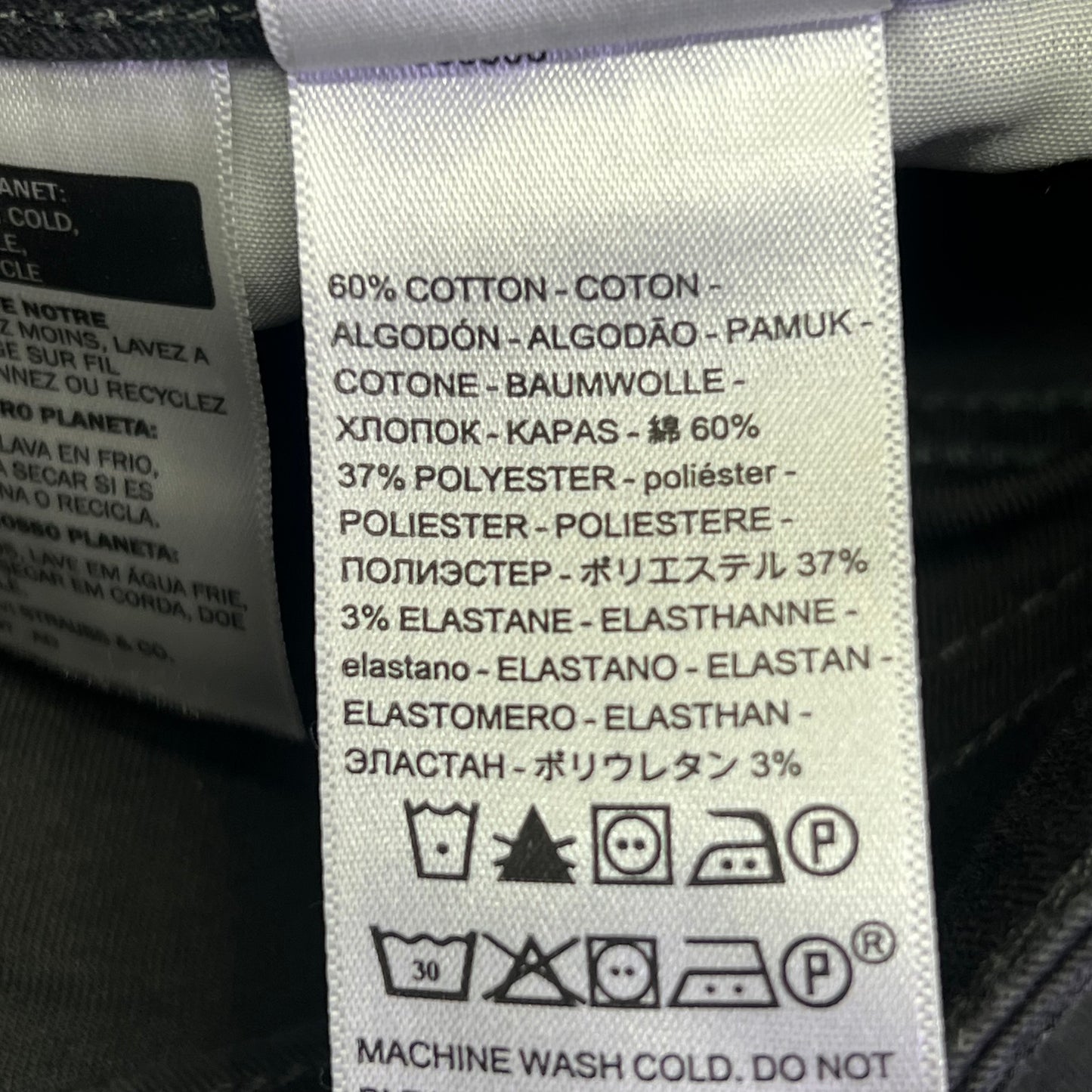 DOCKERS All Seasons Tech Straight Fit Jean Cut Pant Men's Sz 36x32 Steelhead