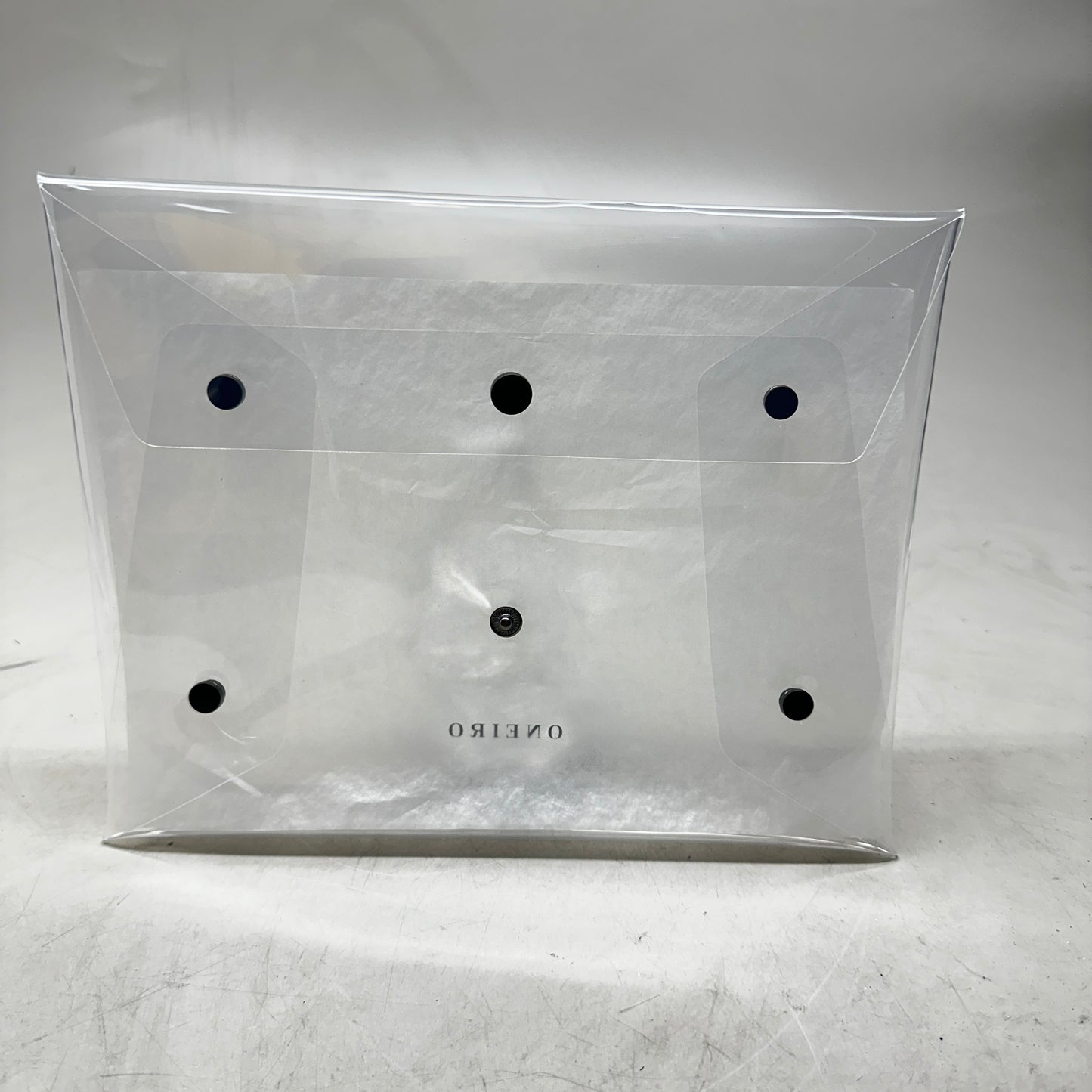 ONEIRO Clear Multipurpose Clutch Waterproof Travel Pouch 8" x 10" (New)