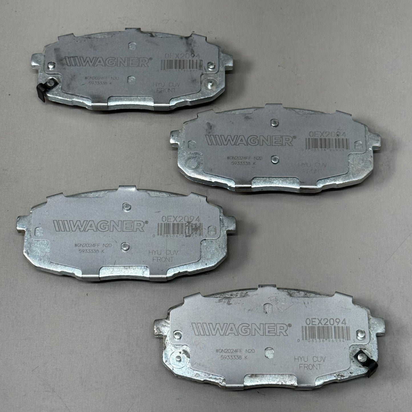 WAGNER OEx Lot of 8! Brake Pads Different Sizes See Description