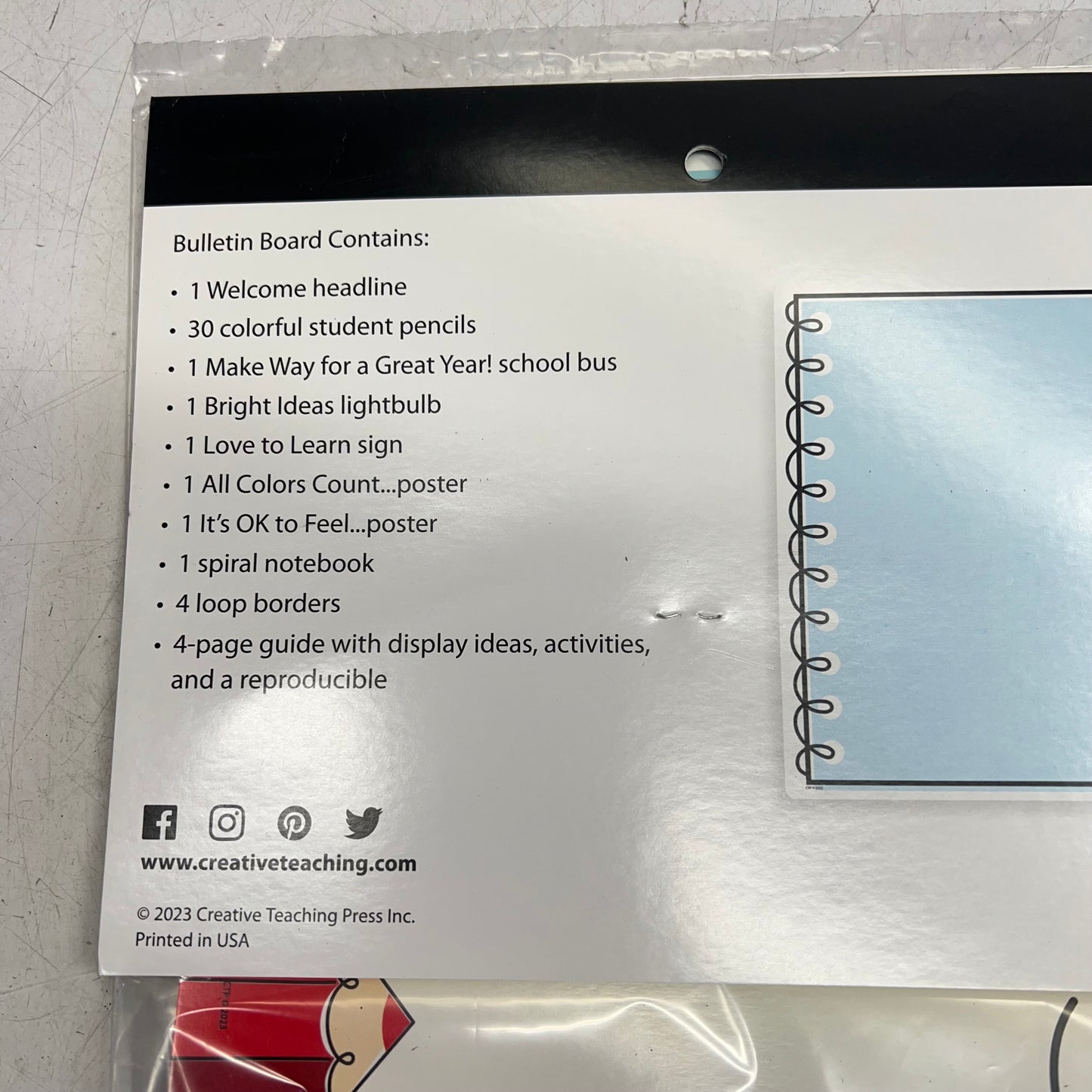 CORE DECOR (2 PACK) Ready for School Bulletin Board Set 41 Pieces  CP 10871