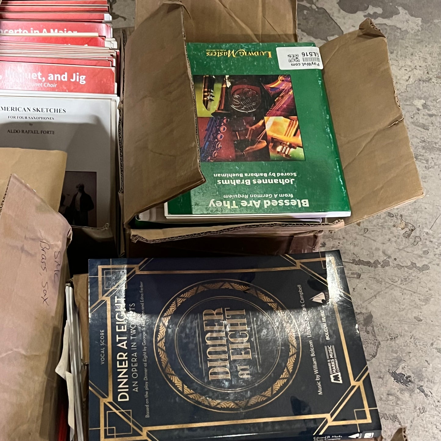 ZA@ Pallet of MIXED Assorted Sheet Music Booklets (AS-IS)