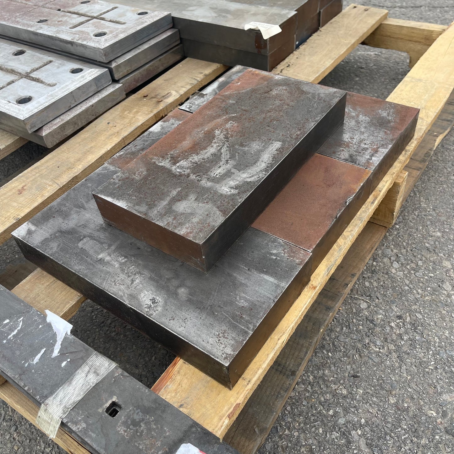 Z@ Pallet of MIXED Steel Pieces for Machining/Metal Working (AS-IS)