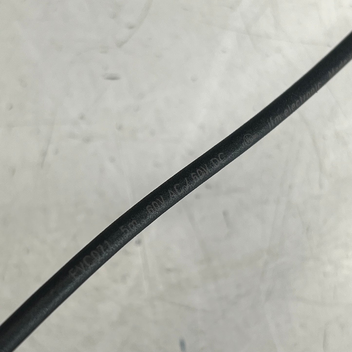 IFM  Electronic 5-wire Micro Dc Female Cordset Straight 22AWG  Black EVC071