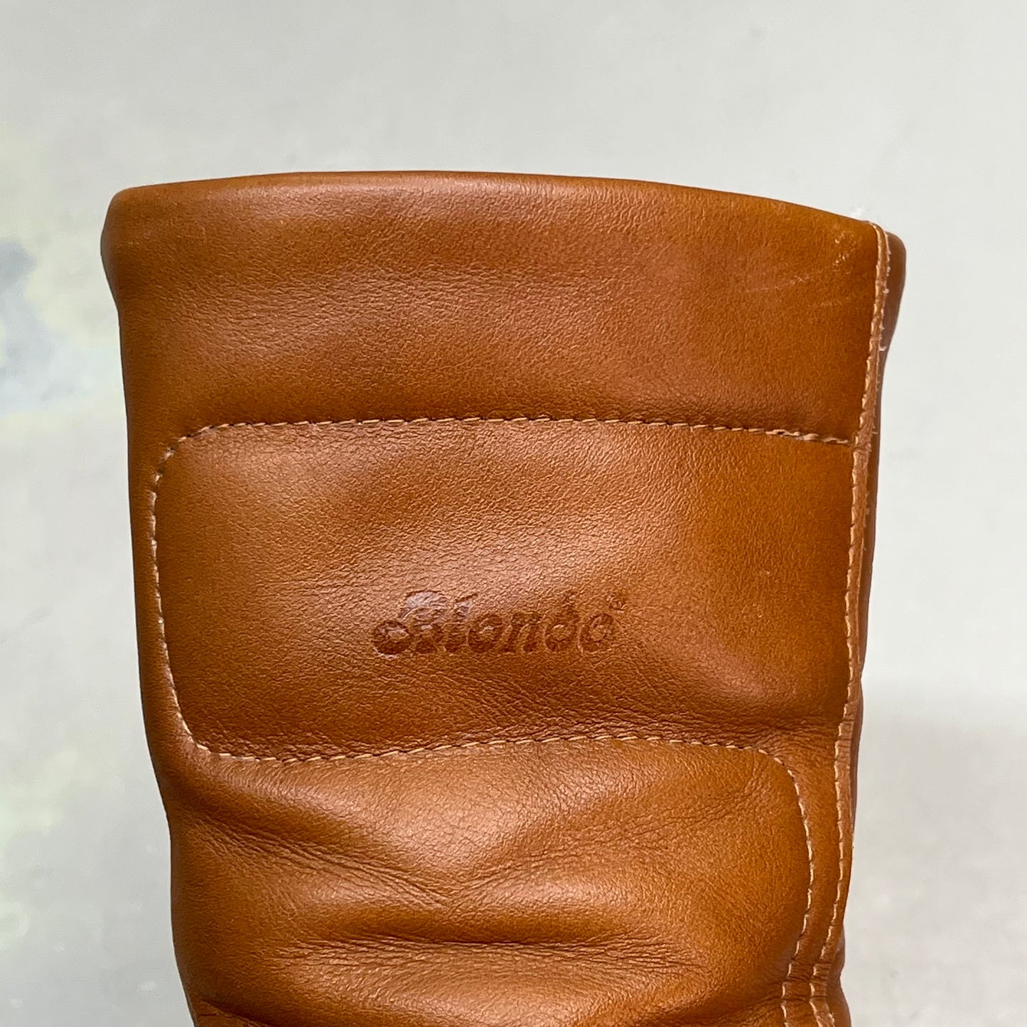 BLONDO Leather Fur Lined Boots Made In Canada Women's Sz 8 Brown (Pre-Owned)