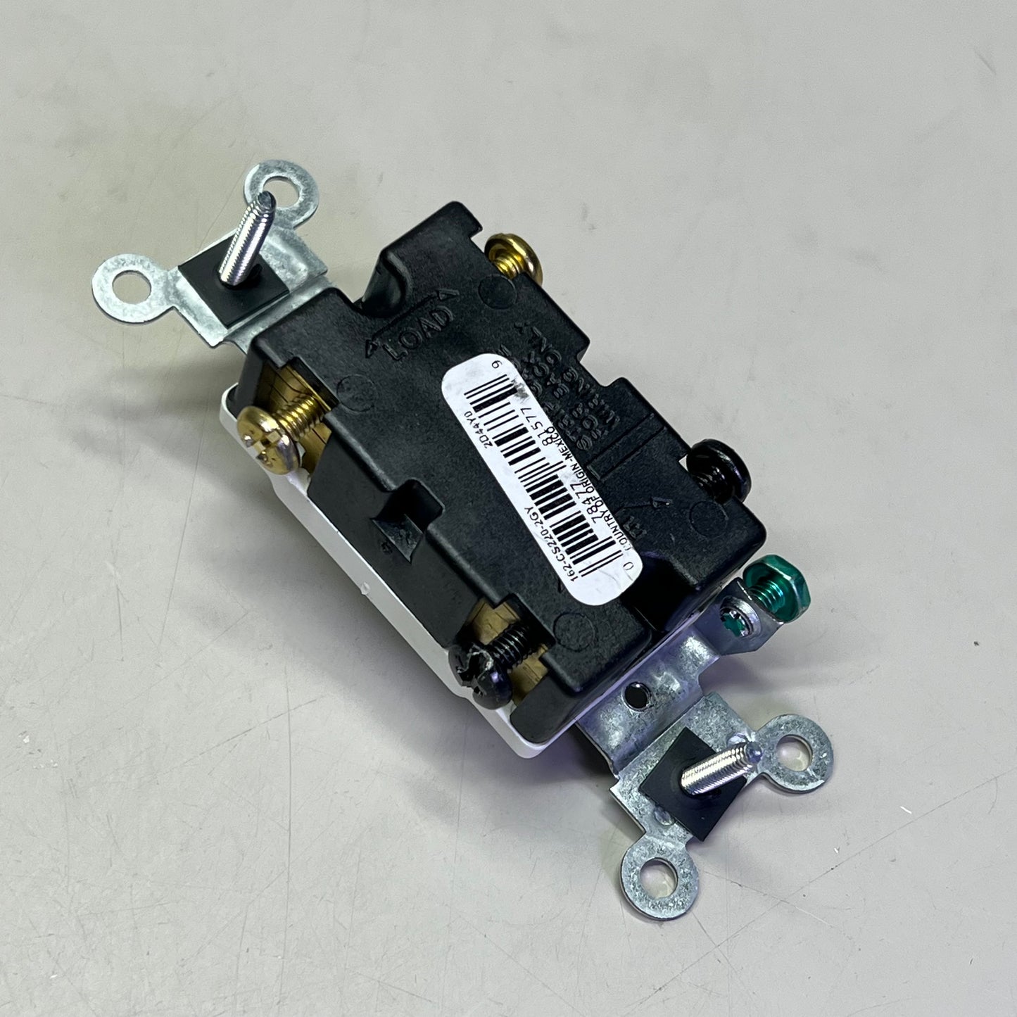 LEVITON (2 PACK) Toggle Switch Double Pole 20 Amp White/Silver CS220-2GY