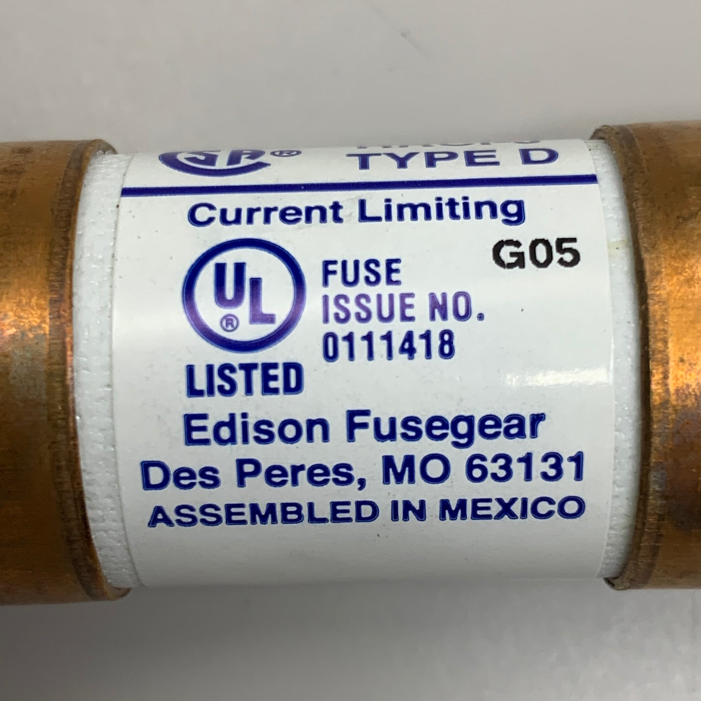 EDISON 10PK! Class J Time Delay Fuses 600V HRCI-J Type D JDL50