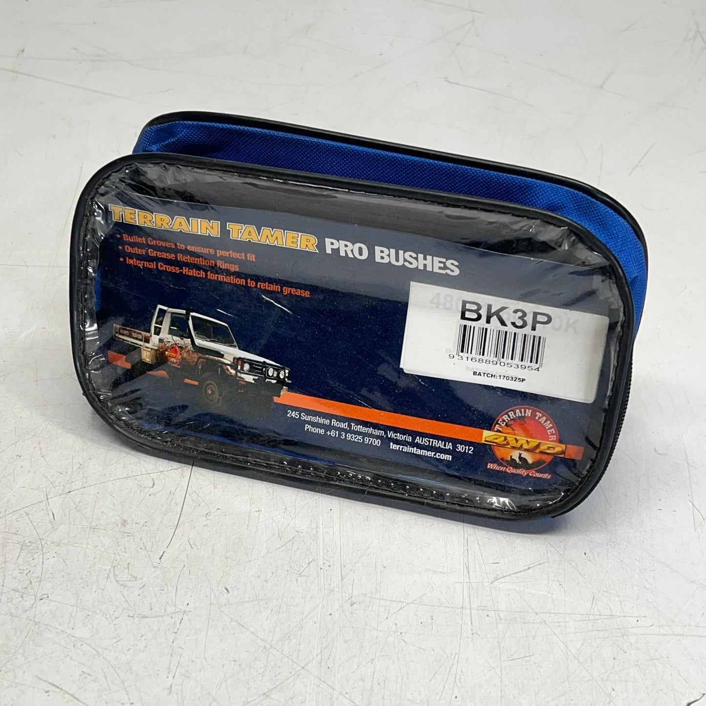 TERRAIN TAMER Shackle Bush Pro Bush Synthetic Kit Landcruiser 4# FT-7/80 BK3P