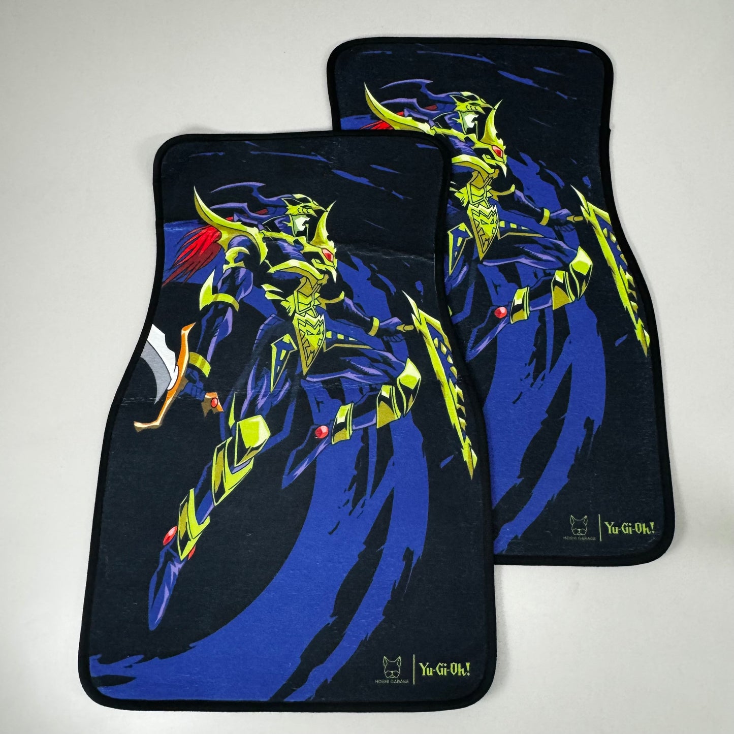 HOSHI GARAGE (SET OF 2)YU-GI-OH! Matching Universal Black Luster Soldier Car Mat