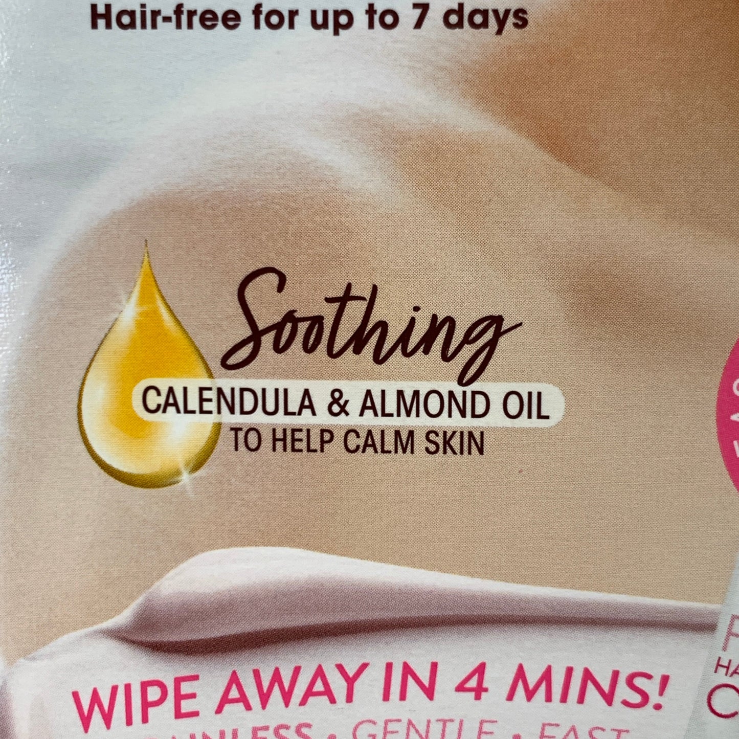 NADS Facial Hair Removal Cream Soothing Calendula and Almond Oil 0.99oz 4446EN06 (New)