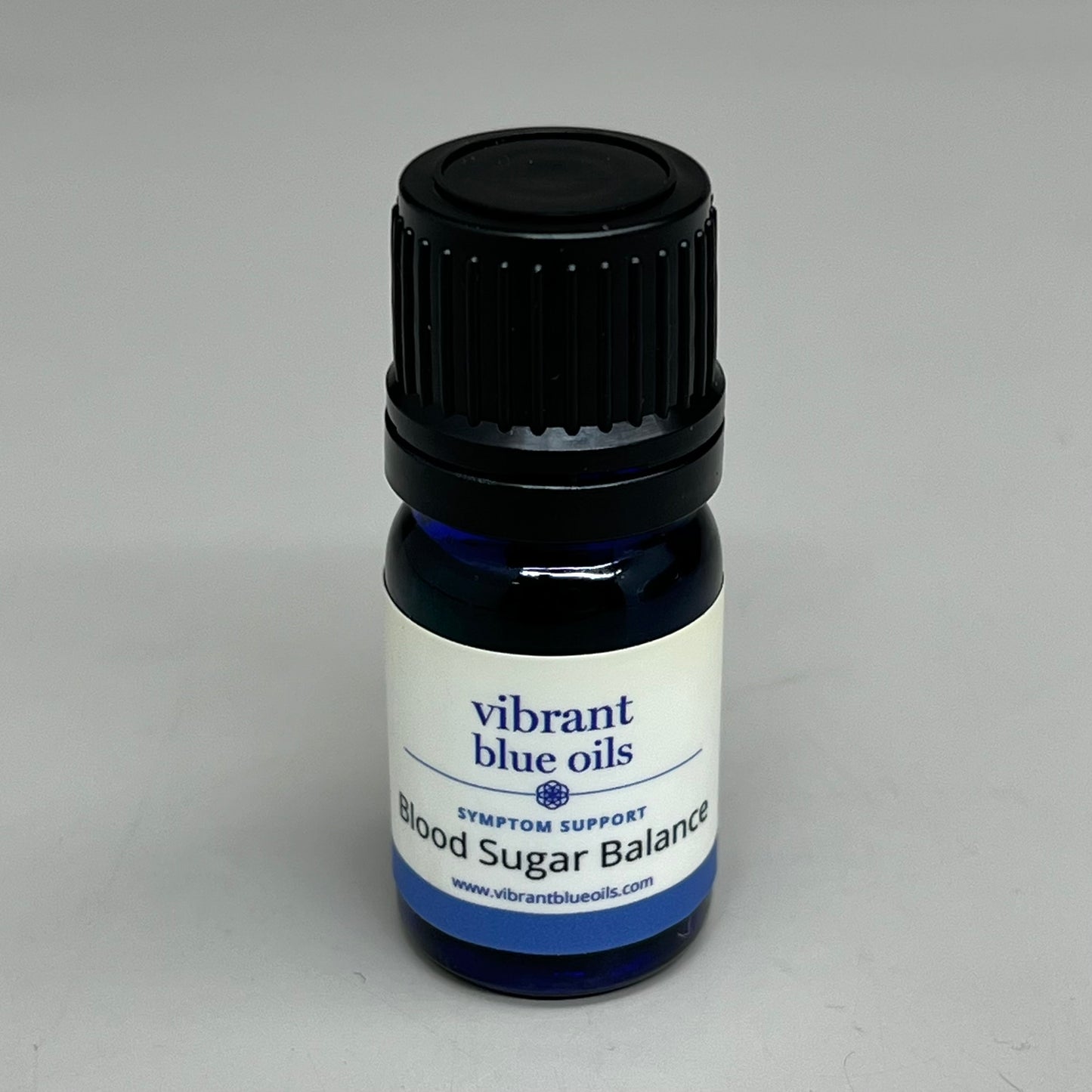 VIBRANT BLUE OILS Symptom Support Blood Sugar Balance Organic Essential Oil 5 mL