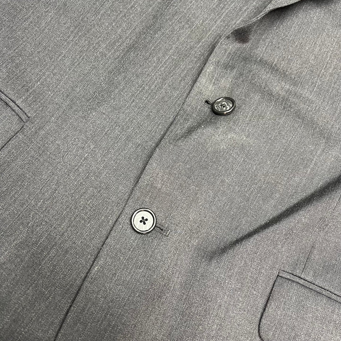 EISENBERG 2 Button Suit Blazer Men's Sz R 42 Grey SCOTT 2BTN CT W001746