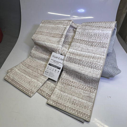 ZA@ WYATT & ASH Low Pile Soft Washable Rug 7'10 x 10'  Oakley Taupe CWA000069