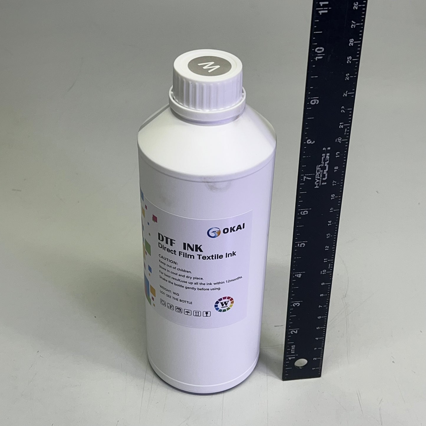 OKAI Direct Film Textile Ink DTF Printing High Color Density 35 Oz White OKAI-WQ