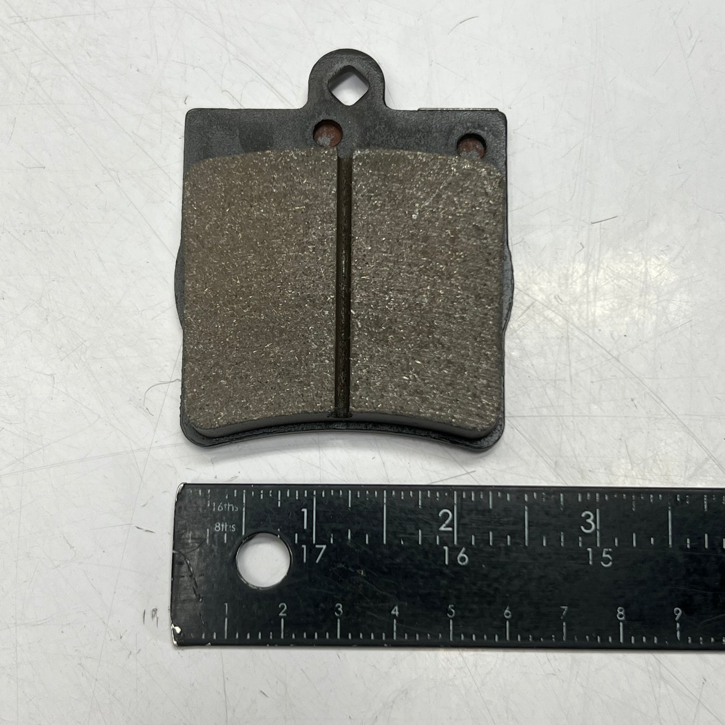 HELLA (4 PACK) Brake Pads Sz 2.3" x 2.3" Black, 8DB355008-451