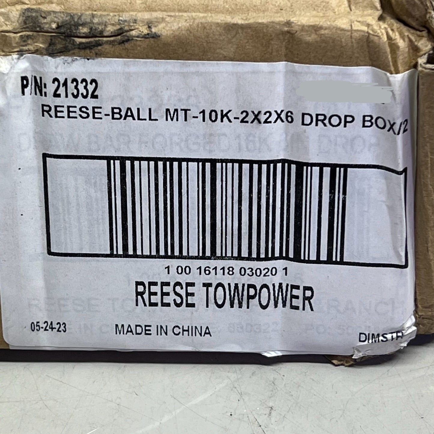 REESE TOWPOWER Trailer Hitch Ball Mount 6" Drop 5" Rise 16,000 Lbs Capacity 21332
