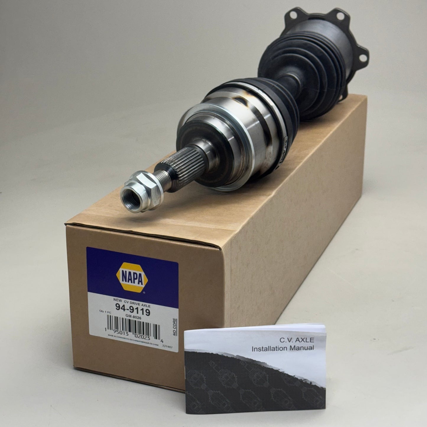 NAPA Premium CV Drive Axle Grooved 21.65" for Chevy/GMC/Hummer 94-9119