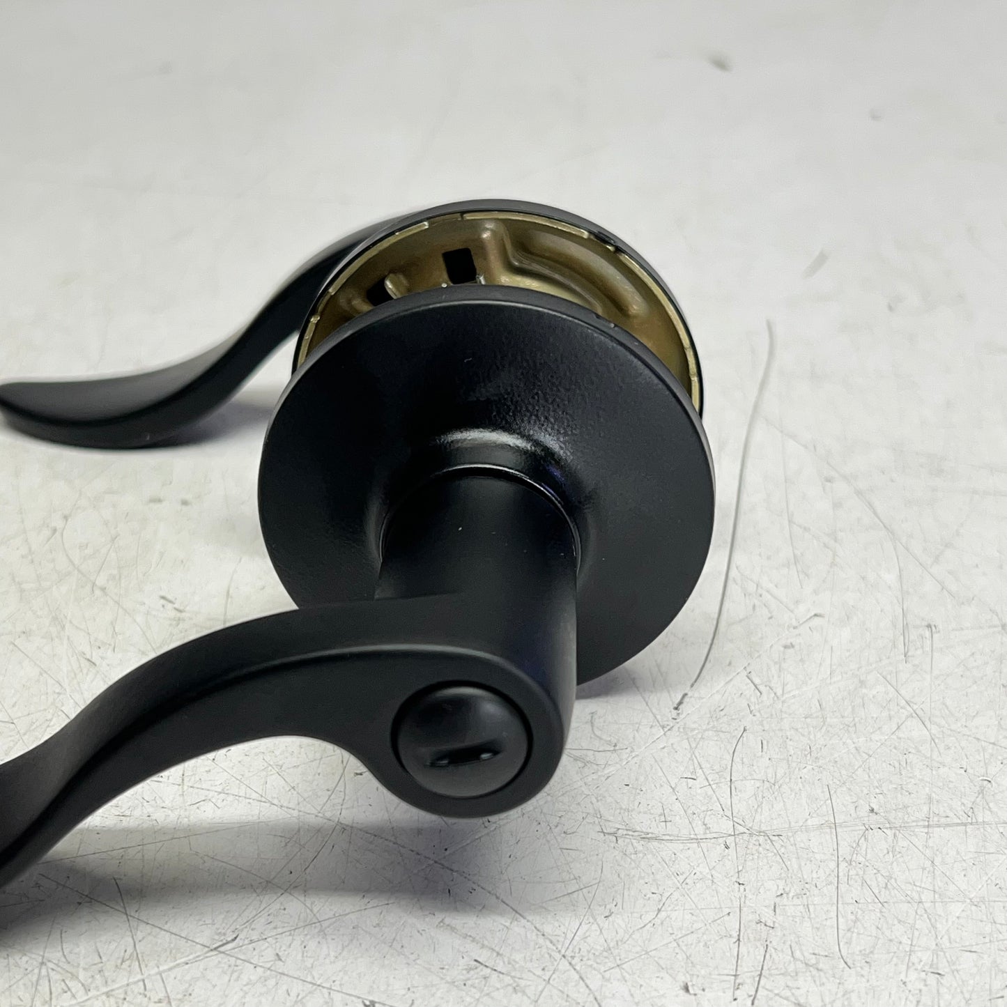 KWIKSET Layton Privacy Levers Adjustable Backset  Matte Black 9SL30000-095