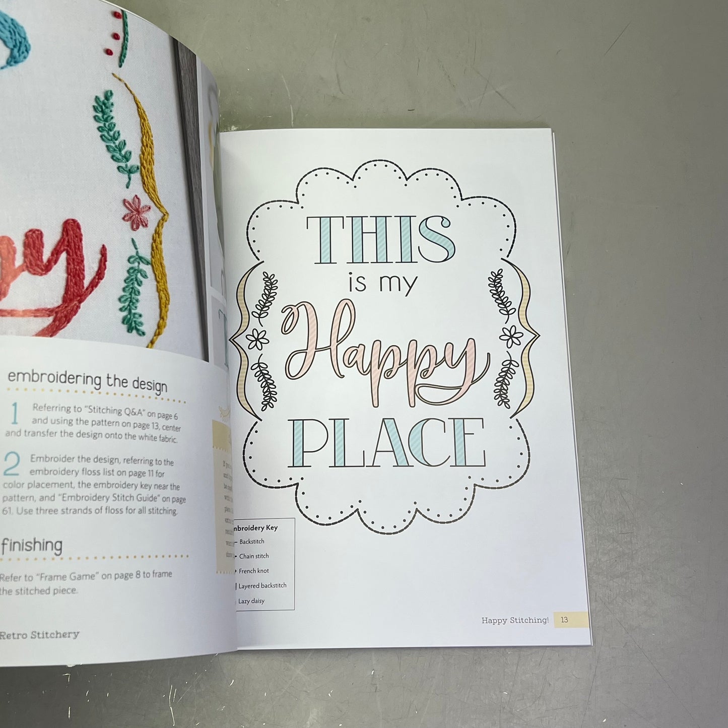 RETRO STITCHING Oh-So-Cute How To Embroideries By Beverly McCullogh Paperback