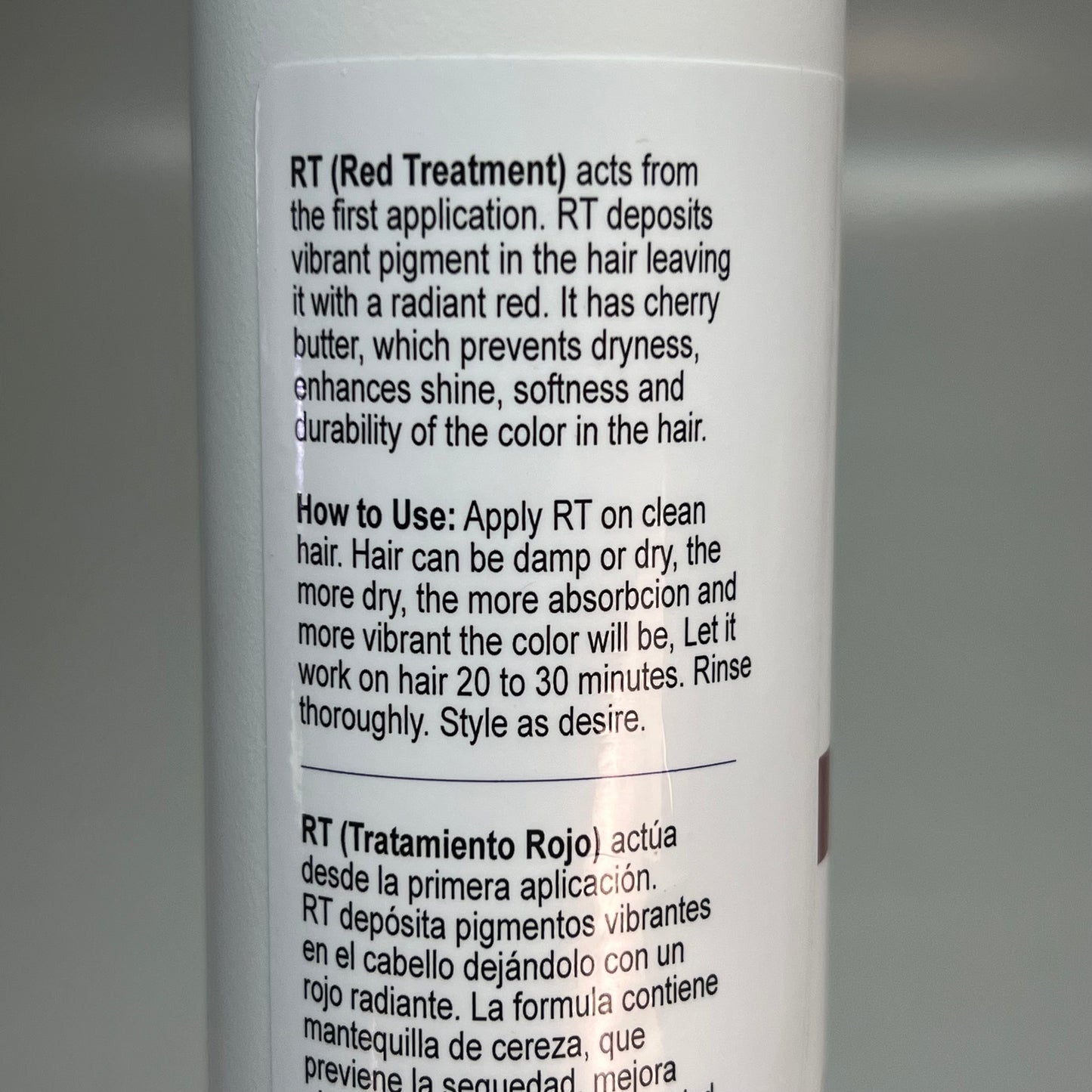 ARTISTAS A LA OBRA Red Treatment/Mask Adds Keeps Hair Vibrant 8 fl oz Red