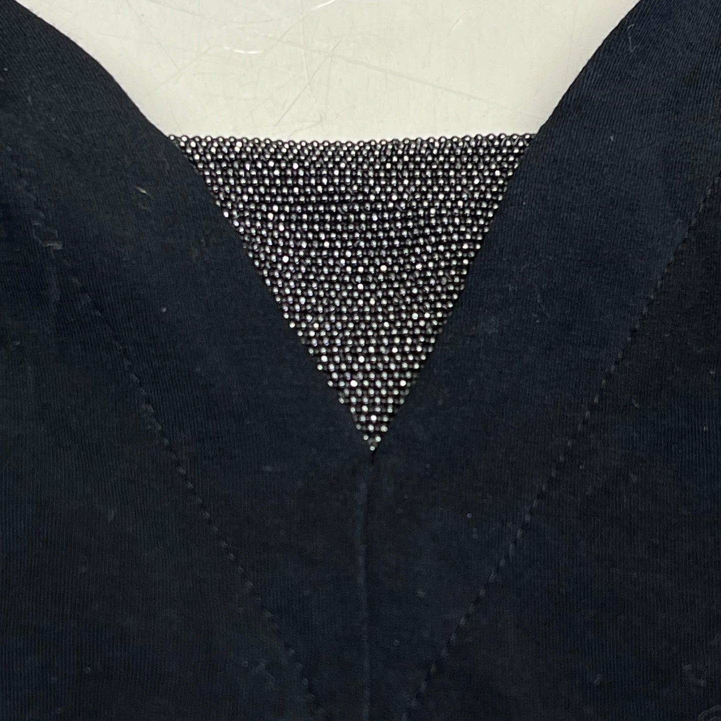 BRUNELLO CUCINELLI Ankle Dress W/ Shimmer Chest Accent 98% Cotton Women's Sz XL