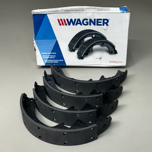 WAGNER QS Ceramic Disc Brake Shoes Set 9 1/2" x 5" Black Z151R