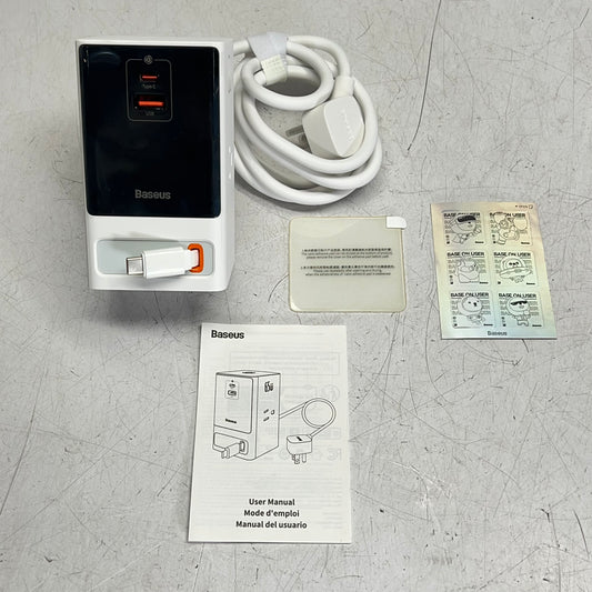 BASEUS Powercombo 6 in 1 Charging Station Simultaneous Fast Charging 65W White