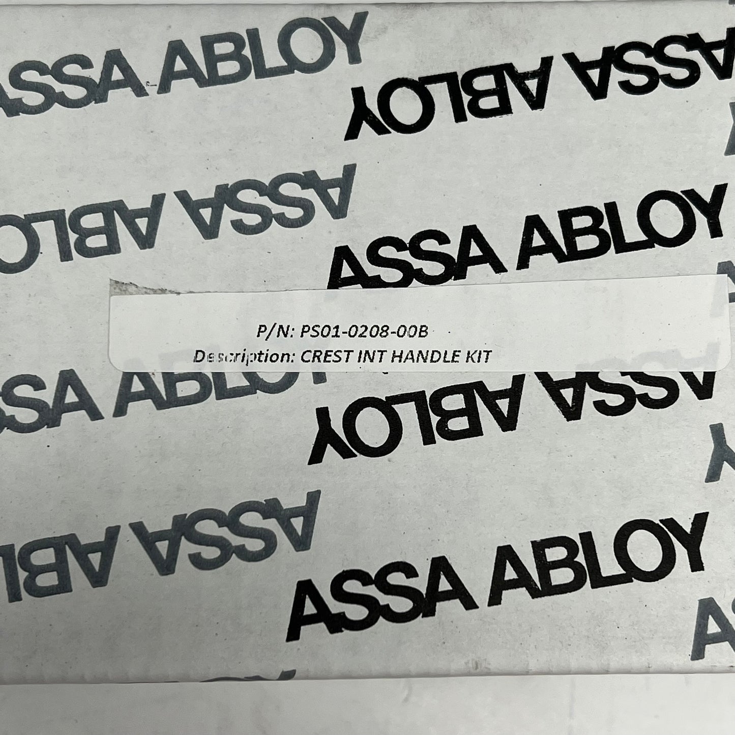 ASSA ABLOY Large D Style Interior & Exterior Sliding Patio Door Handle Set Blac|k