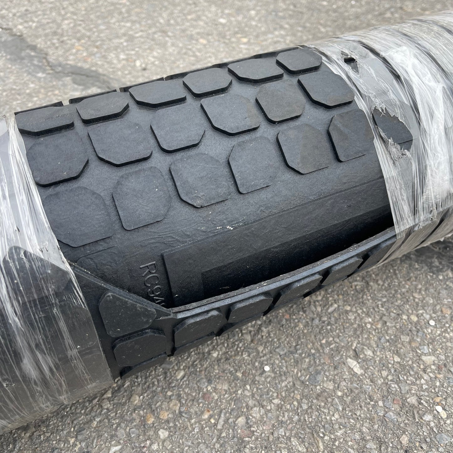 DECKED Rubber Floor Battle Mat 74”x64” Black A0075-BMXL-BLK