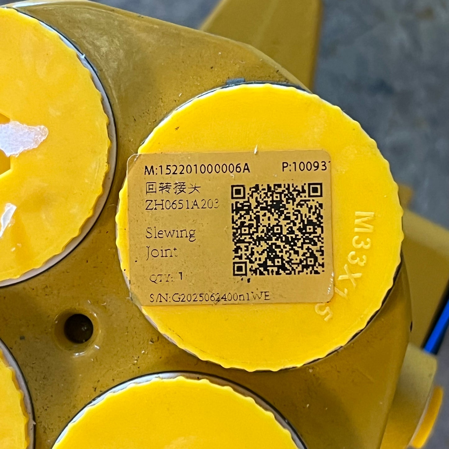 FRIDAY PARTS Center Swivel Joint For Sany Model Excavator Yellow B229900000630