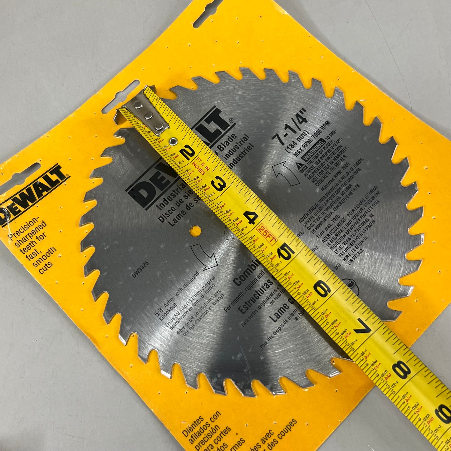 DEWALT (5 Pack) Circular Saw Blades Combination Wood Cutting 7 1/4 Inch 40 Tooth