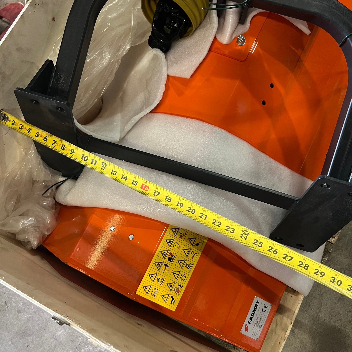 FARMY 3 Point 61" Flail Mower Flail Mower 2025, Orange MFS61