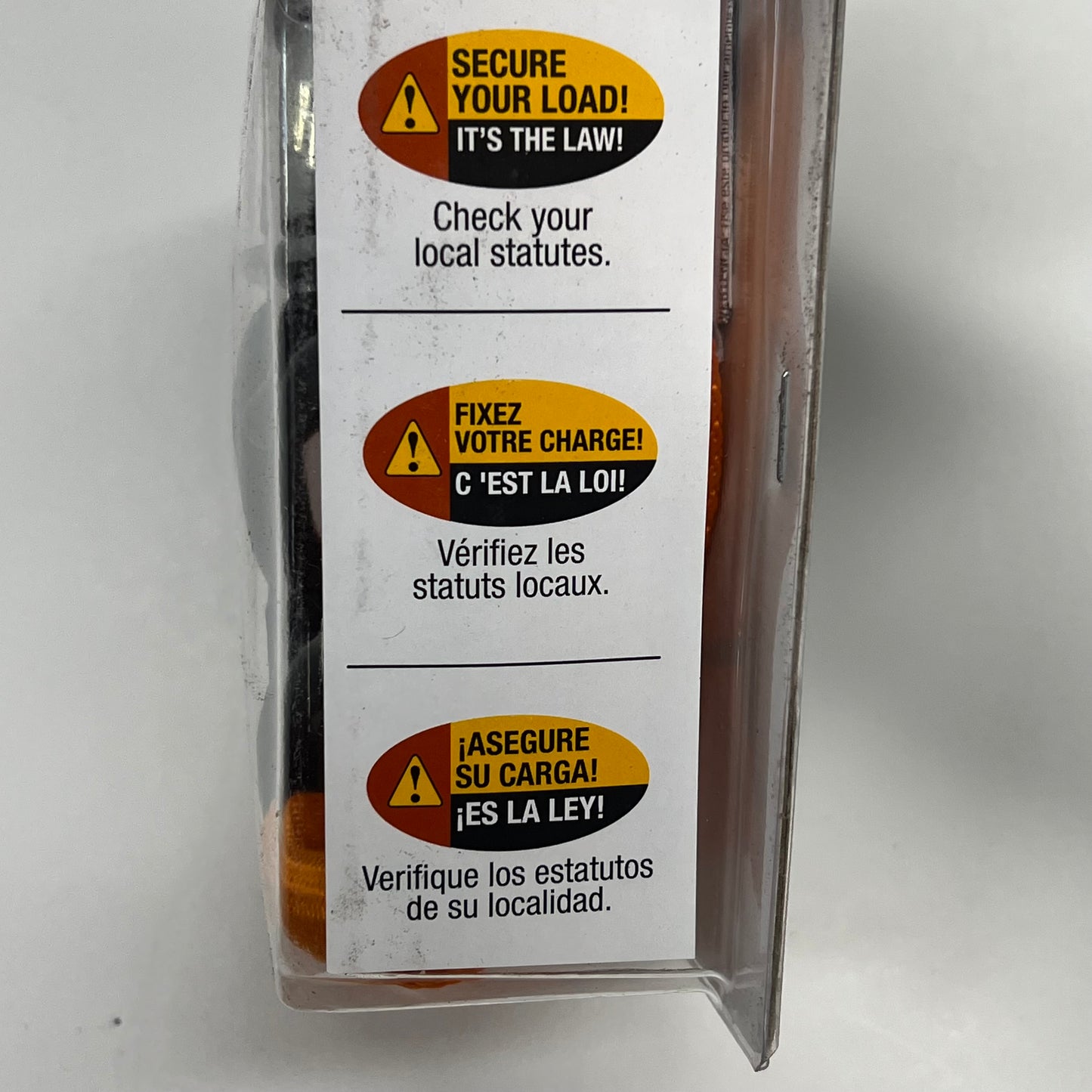 ZA@ UHAUL (2 PACK) Sport Strap  10' Long 1,500lb Break Strength Orange #SS