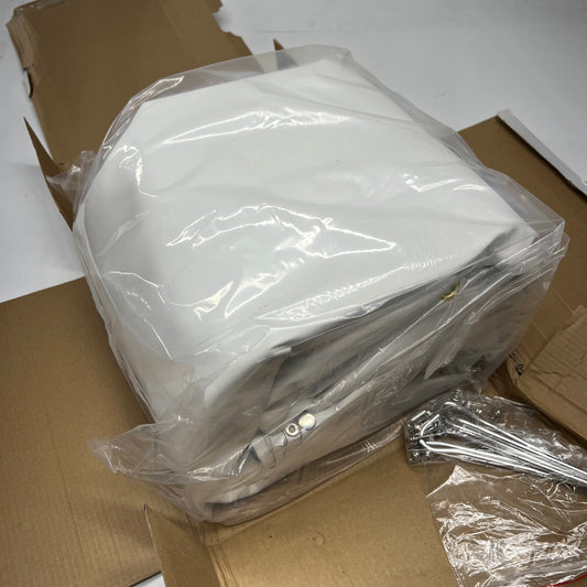 ADCO Laminated Vinyl 5th Wheel Skirt W/ Nylon Zippers 64"x266" White 3052
