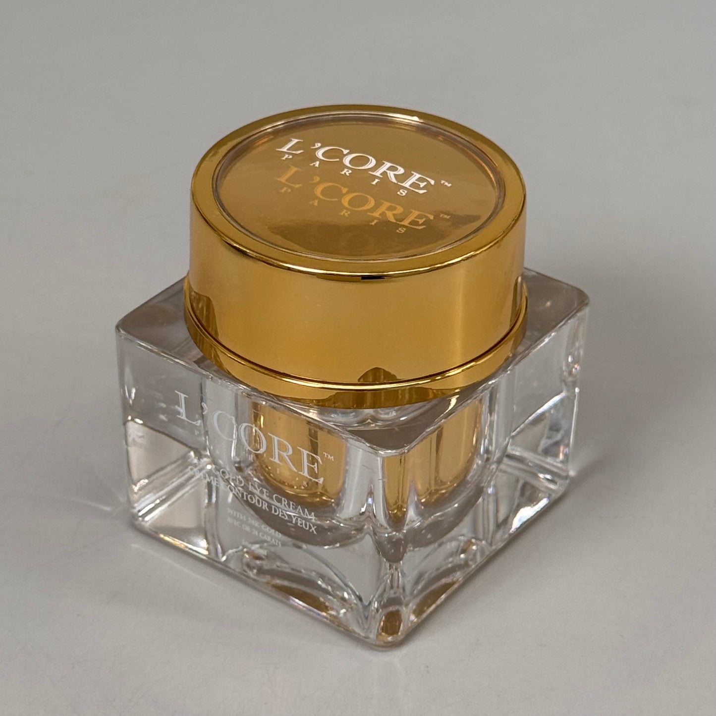 ZA@ L'CORE 24K Gold Eye Cream 1 oz oz BB 20 Months After Opening Retail $450