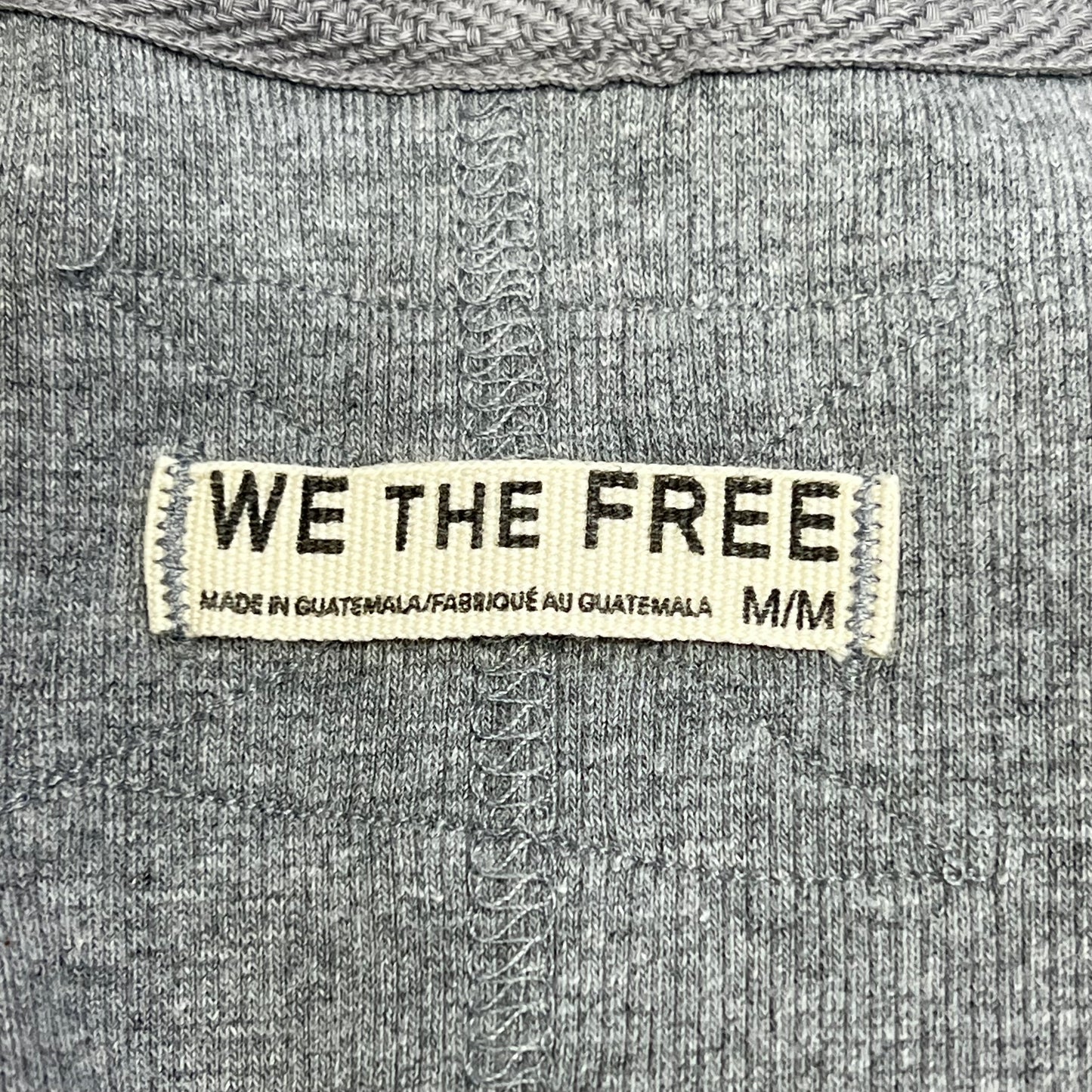 FREE PEOPLE We The Free Neria V-neck Tank Top Women's Sz M Heather Grey