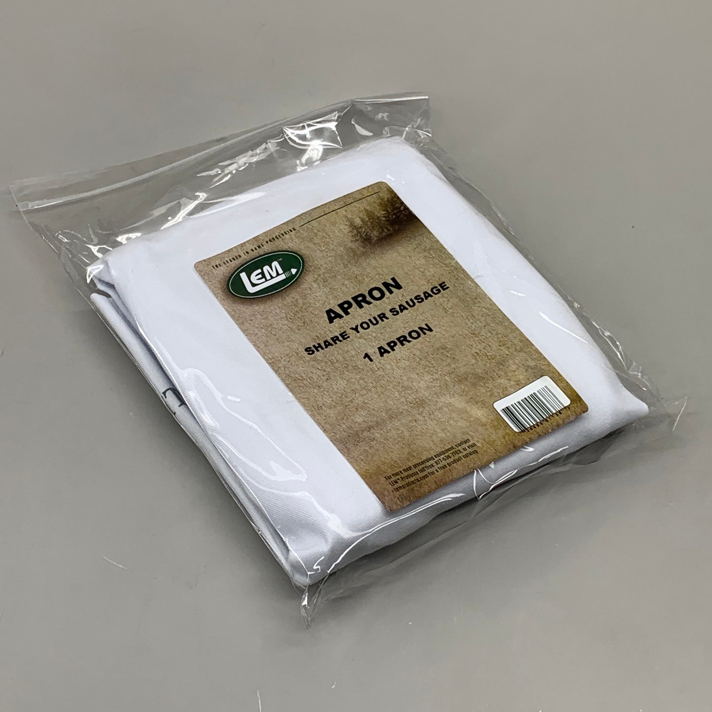 LEM (2 PACK) Apron Share Your Sausage With Someone Special White & Green 1138