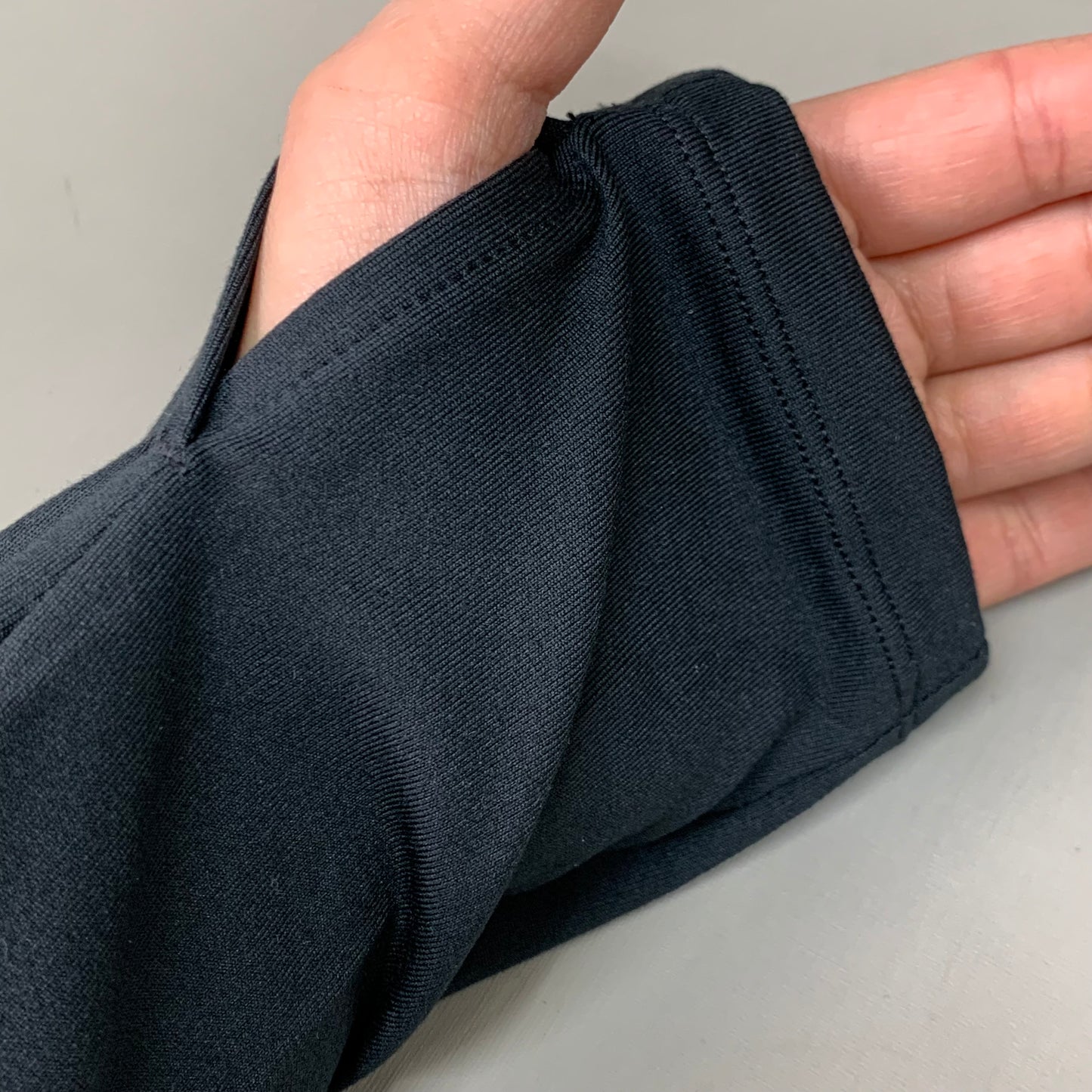 NATHAN Tempo 1/4 Zip Long Sleeve Shirt 2.0 Men's Large Black NS50960-00001-L (New)