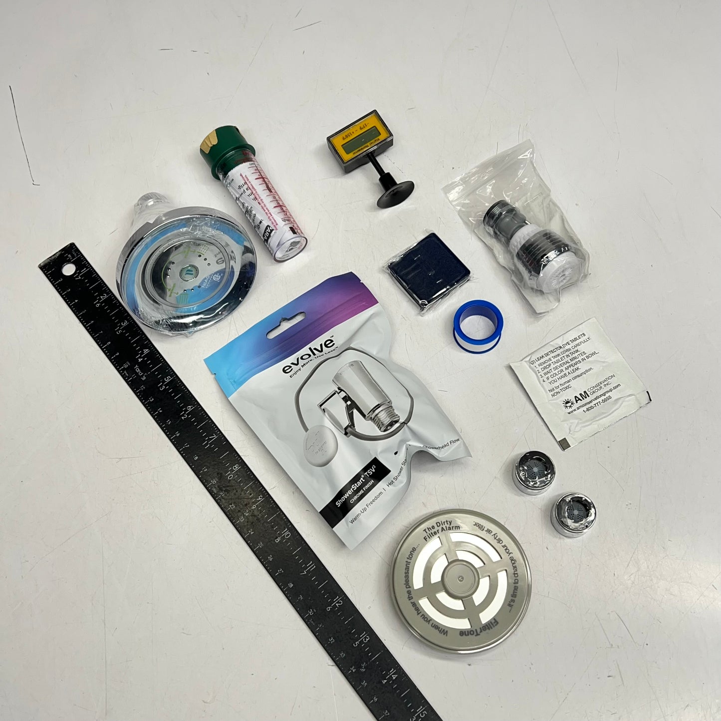 AM CONSERVATION (15 PIECE) Energy Efficient Conserve Water Kit Polished Chrome