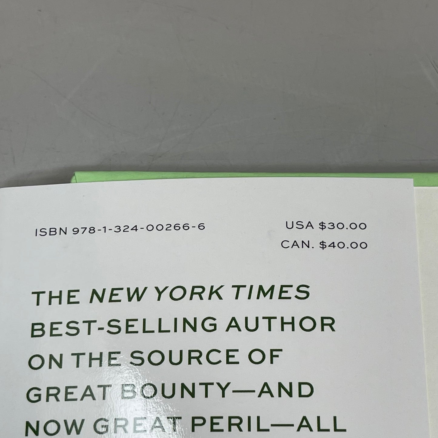 THE DEVIL'S ELEMENT Phosphorus And A World Out Of Balance, By Dan Egan 53000