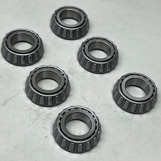 Tapered Roller Bearing Cone 14125A (6Pack) Sz 1.5”- 2.5”D x1.5 Silver