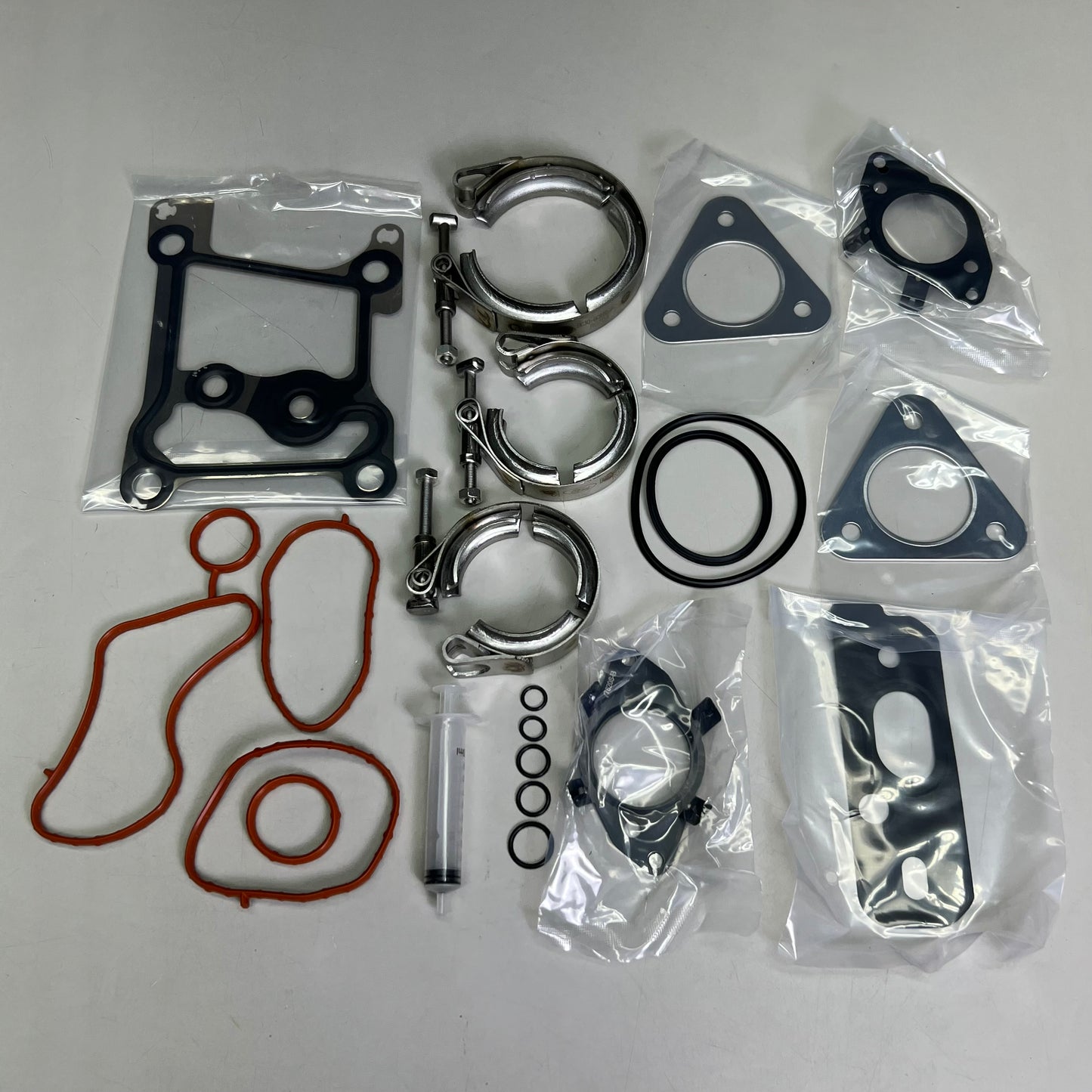 MAHLE for Ford Turbocharger Mounting Gasket Set Sz 8"Hx7"L X 2.2"W GS33692