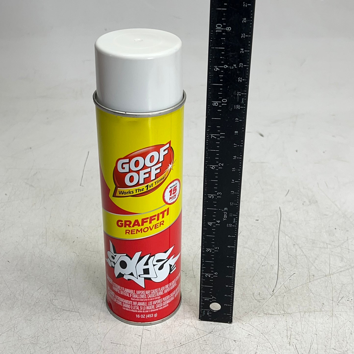 GOOF OFF (2 PACK) Pro Strength Graffiti Remover Gelled Formula Spray 16oz FG673