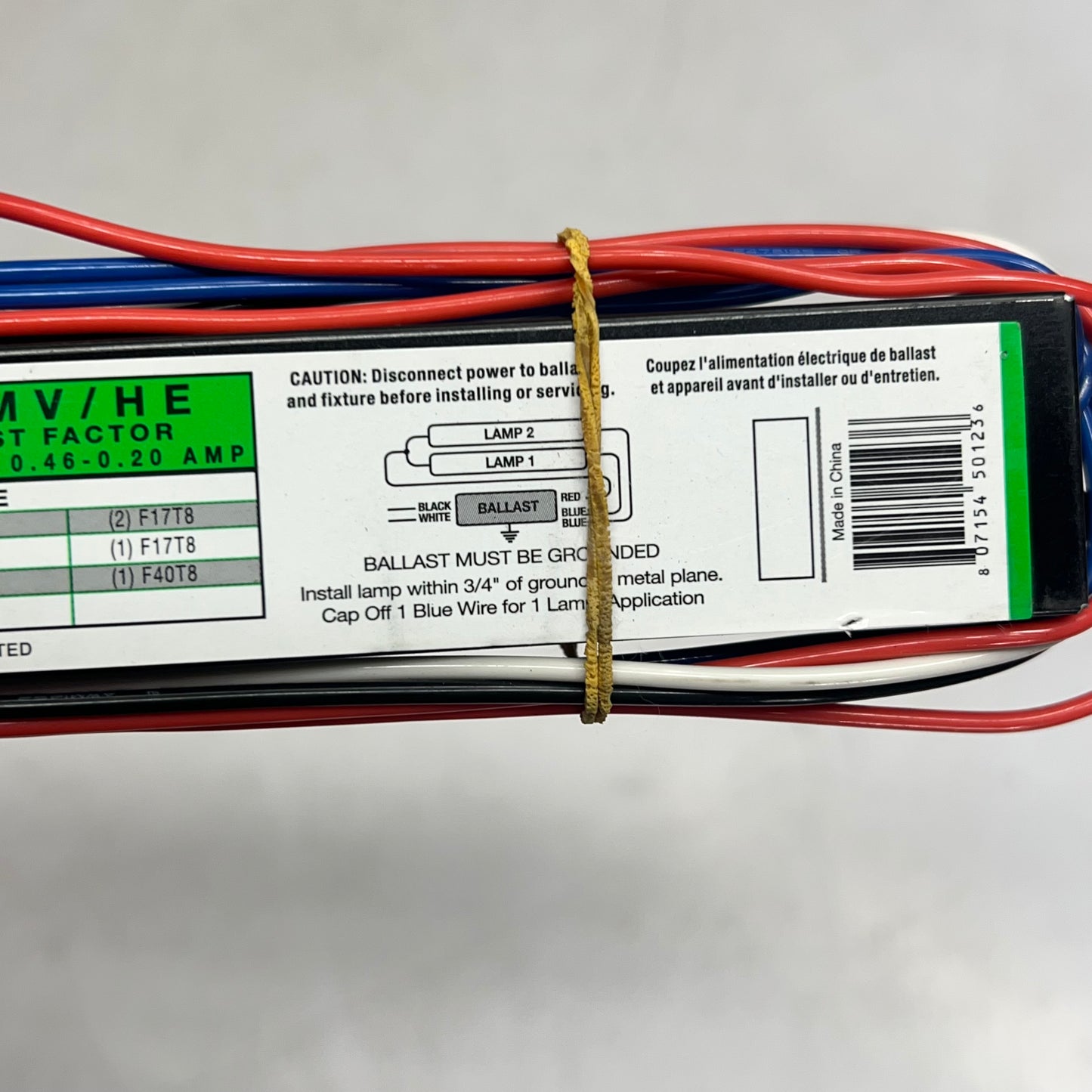 HALCO Prolume Fluorescent Lamp Ballast Instant Start EP232IS/MV/HE (As-Is)