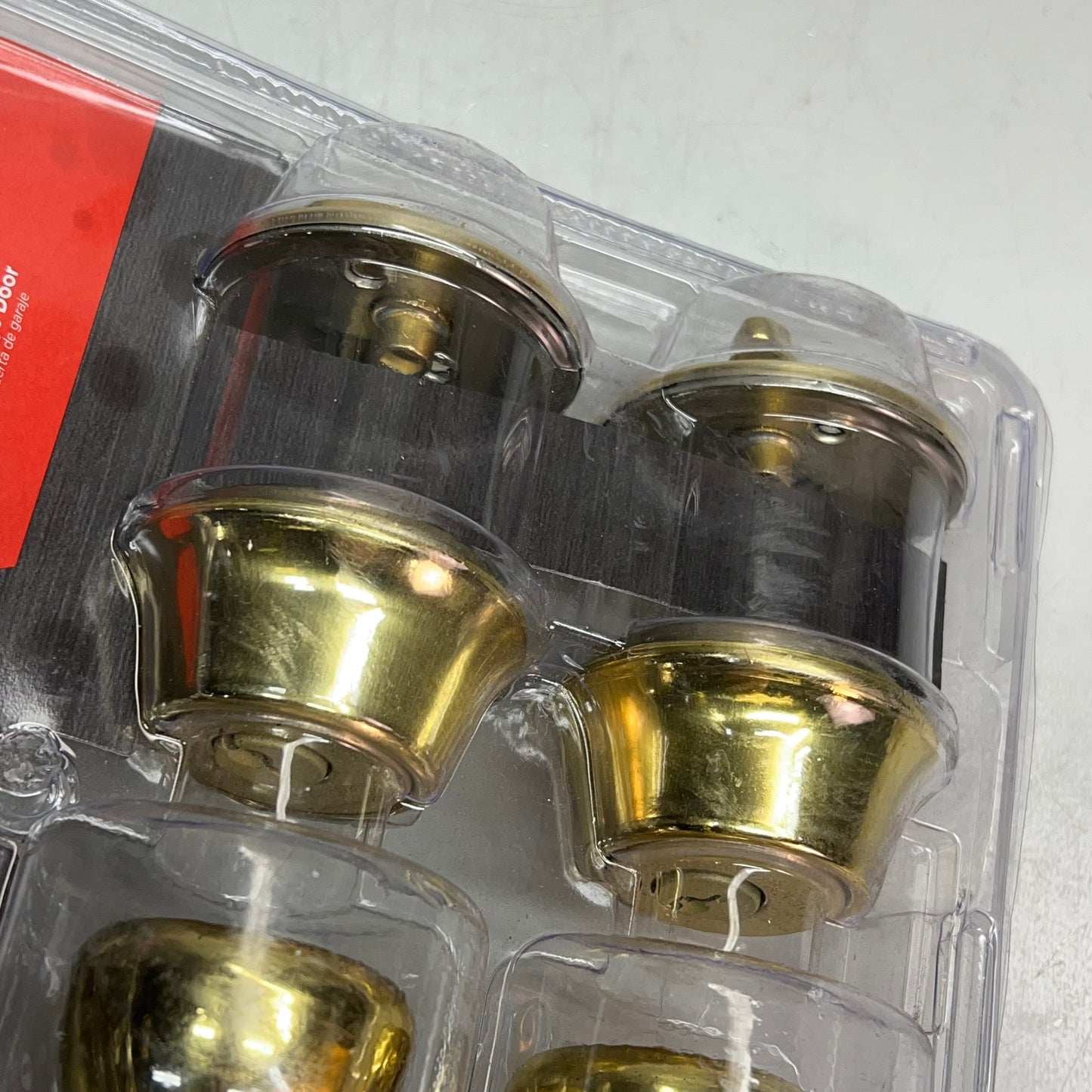 KWIKSET Exterior Entry Door Knob & Deadbolt Combo Pack Polished Brass 92420-031