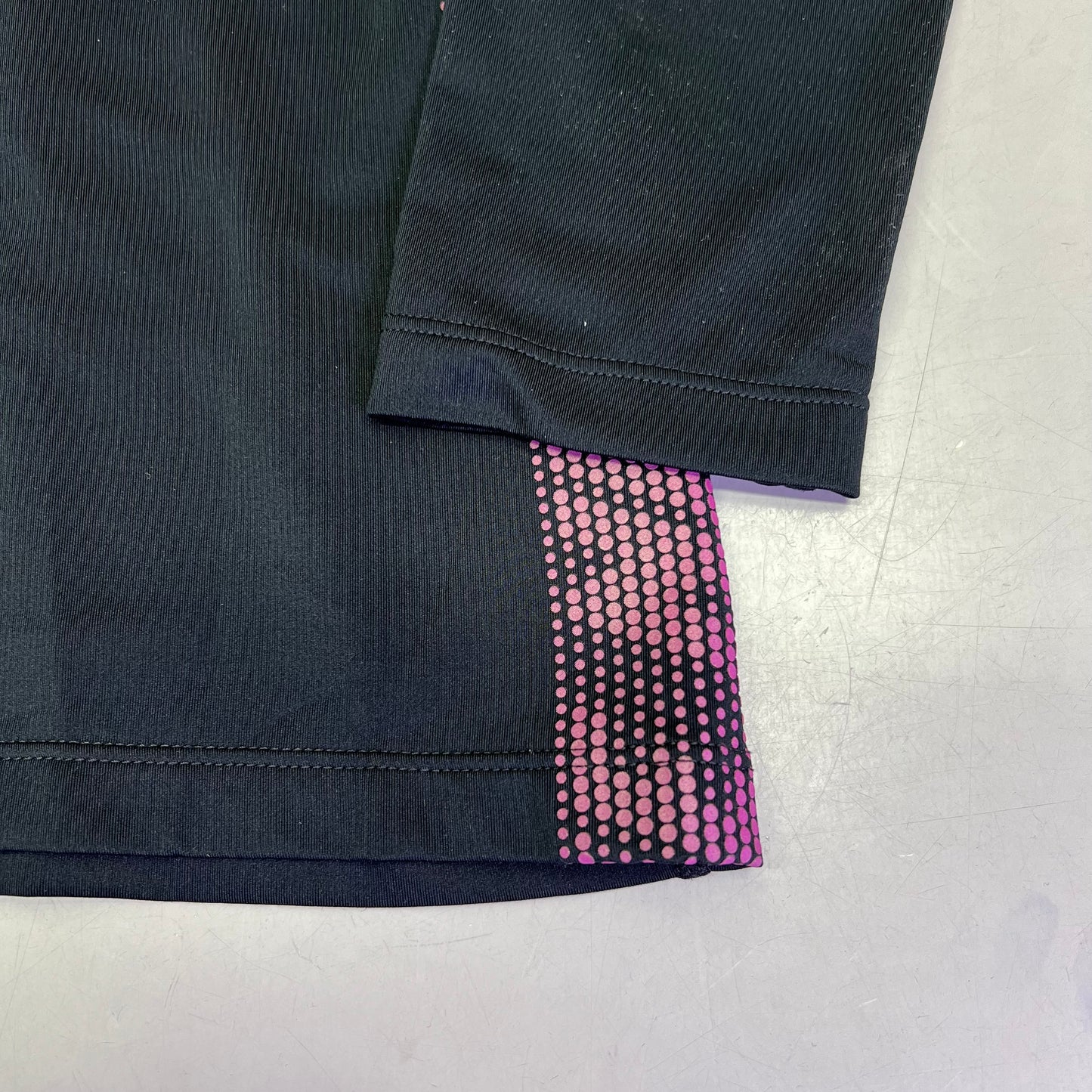 NIKE Nike Pro Warm Sweat Wicking Half Zip Jacket Slim Fit Women's Sz L Black