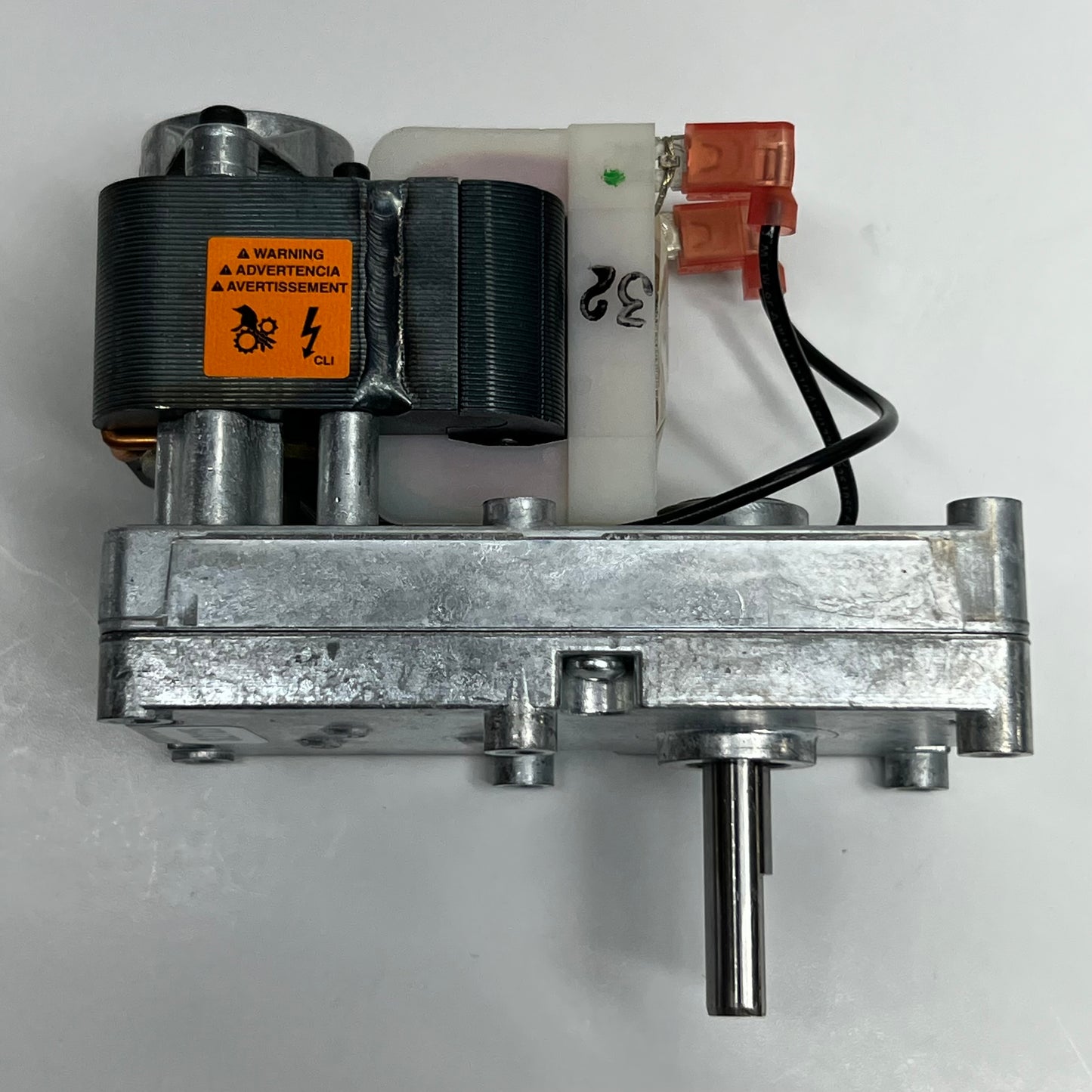 DAYTON AC Parallel Shaft Gearmotor 1/50HP - 115V Sz 5" x 5" Steel (1)52JE08