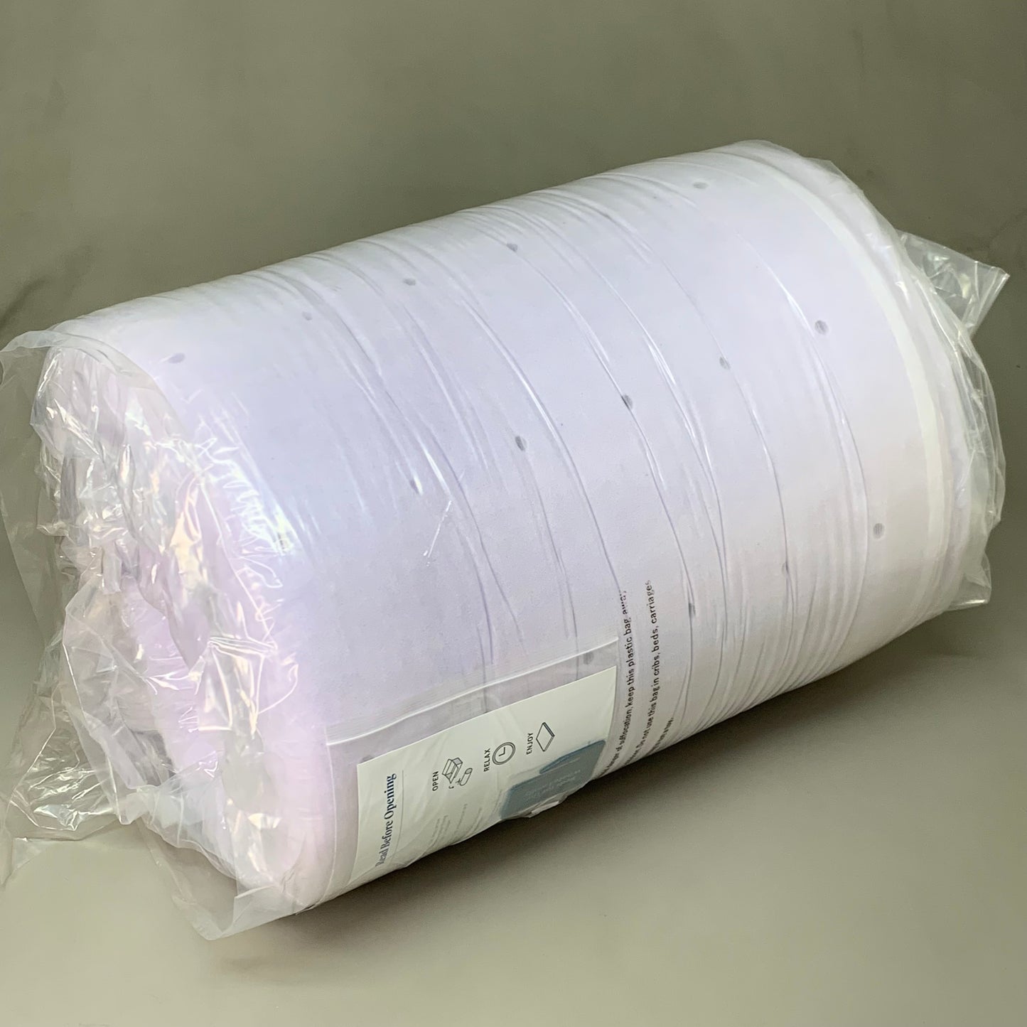 LUCID 4" Lavender Infused Memory Foam Mattress Topper Cali-King LU40CK30VT New